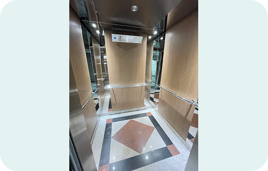 Facilities uv cleanlift car
